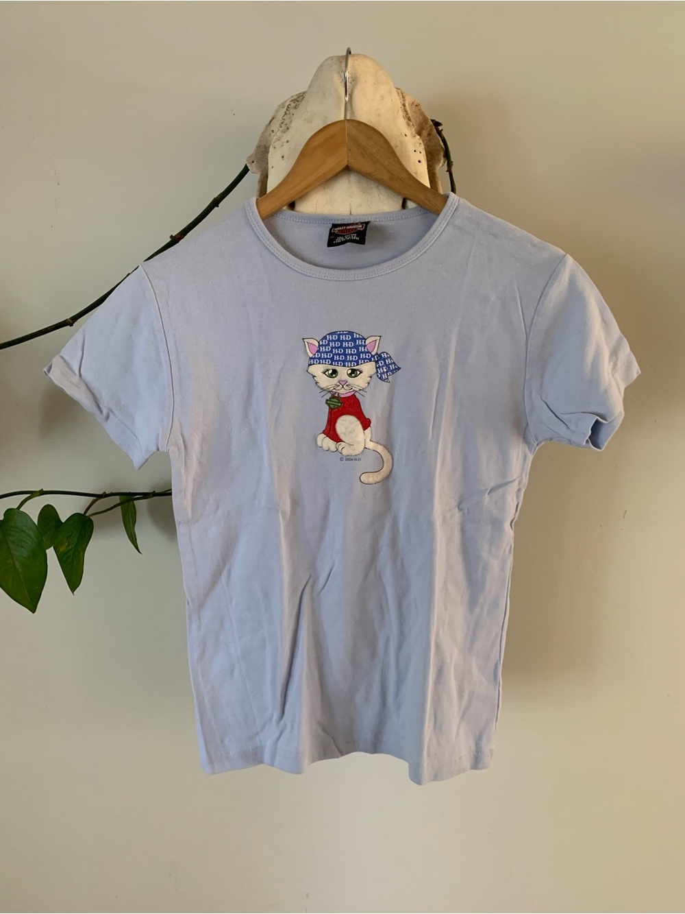 Vintage Harley Davidson Cat Graphic Tee